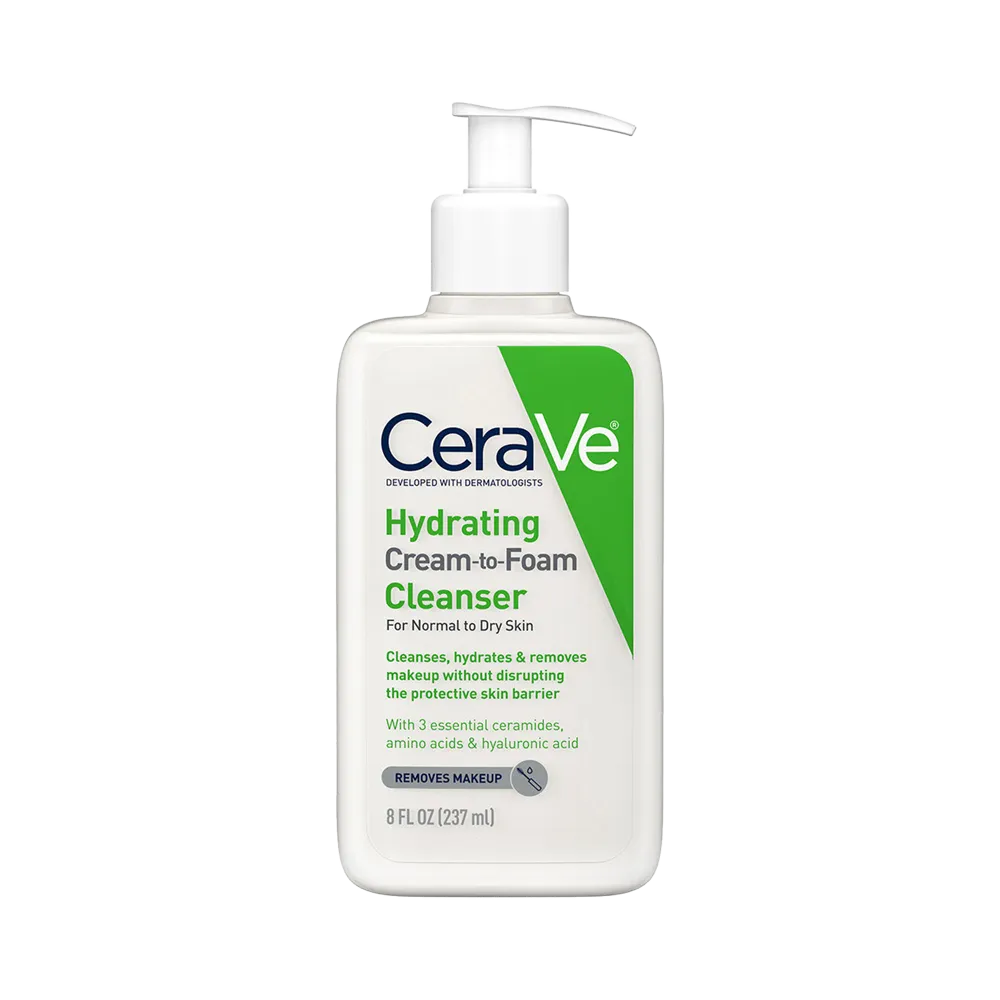 CeraVe Hydrating Cream-to-Foam Cleanser thumbnail 3