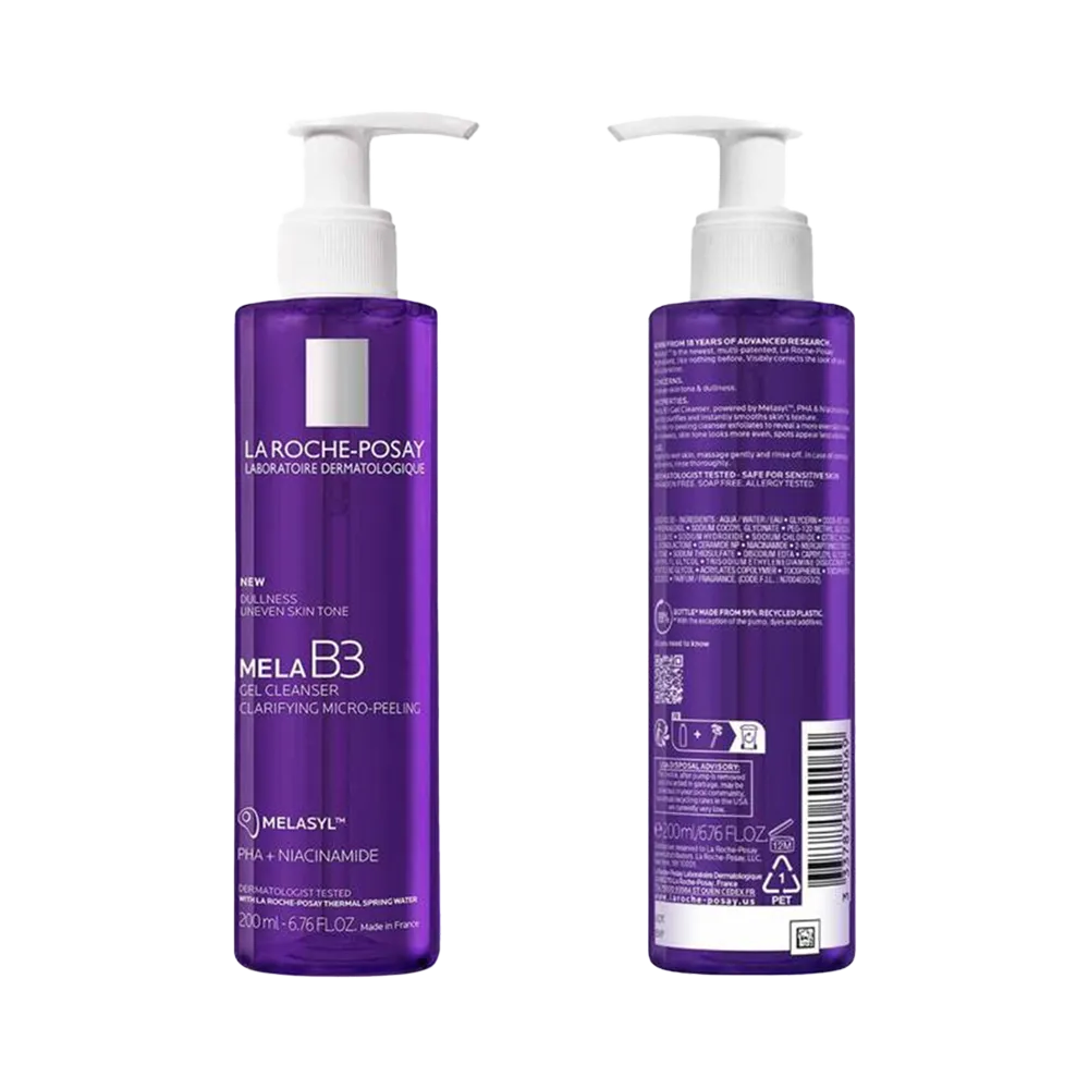 La Roche-Posay Mela B3 Facial Gel Cleanser with Melasyl + Niacinamide - 200 ml thumbnail 2