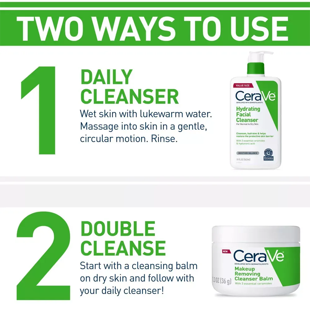 CeraVe Hydrating Facial Cleanser - 473 ml thumbnail 4