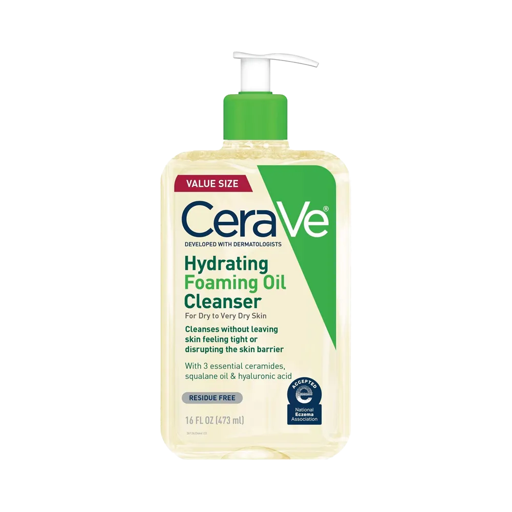 CeraVe Hydrating Foaming Oil Cleanser - 473 ml thumbnail 3