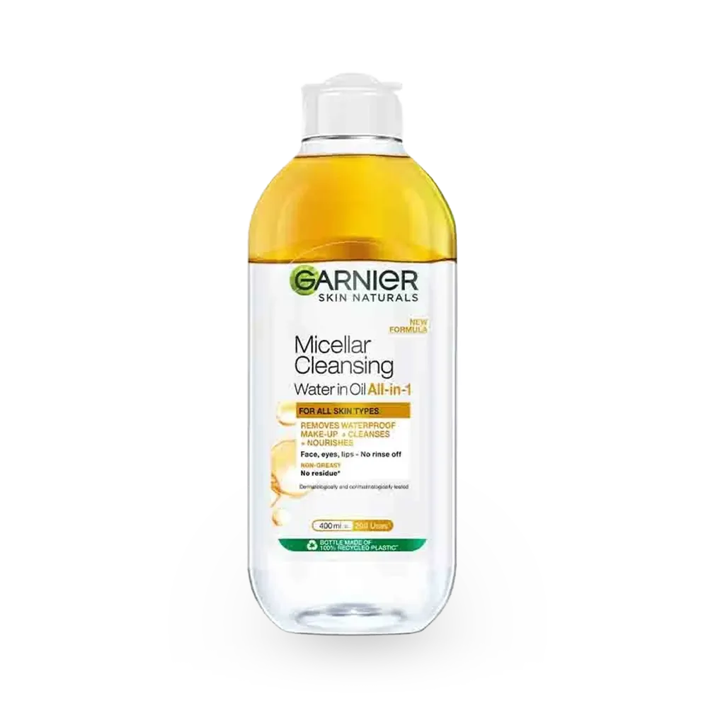 Garnier Micellar Oil Infused Cleansing Water - 400 ml thumbnail 1