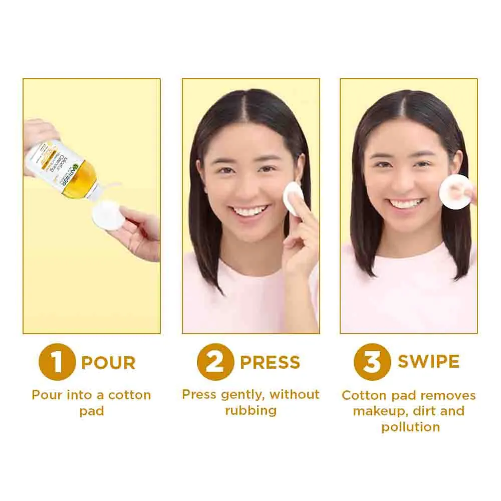 Garnier Micellar Oil Infused Cleansing Water - 400 ml thumbnail 3