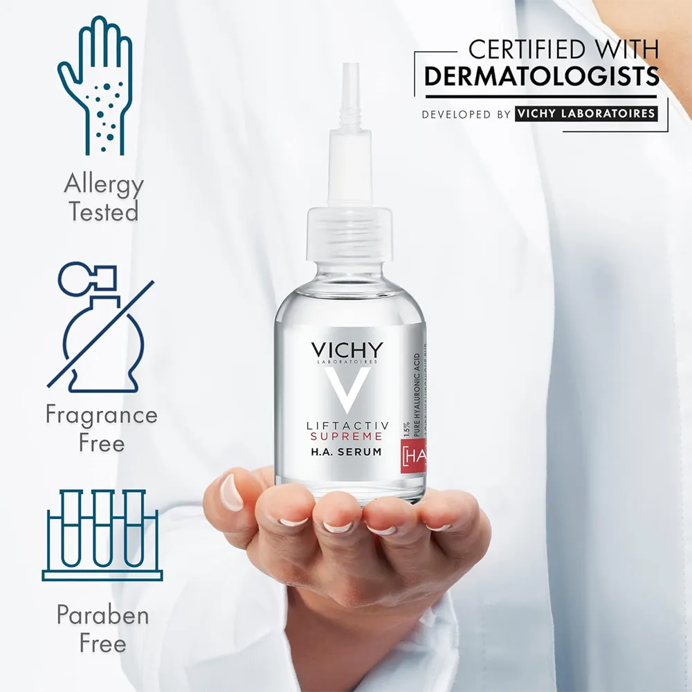 VICHY LiftActiv Supreme Hyaluronic Acid Wrinkle Corrector Serum - 30 ml thumbnail 3