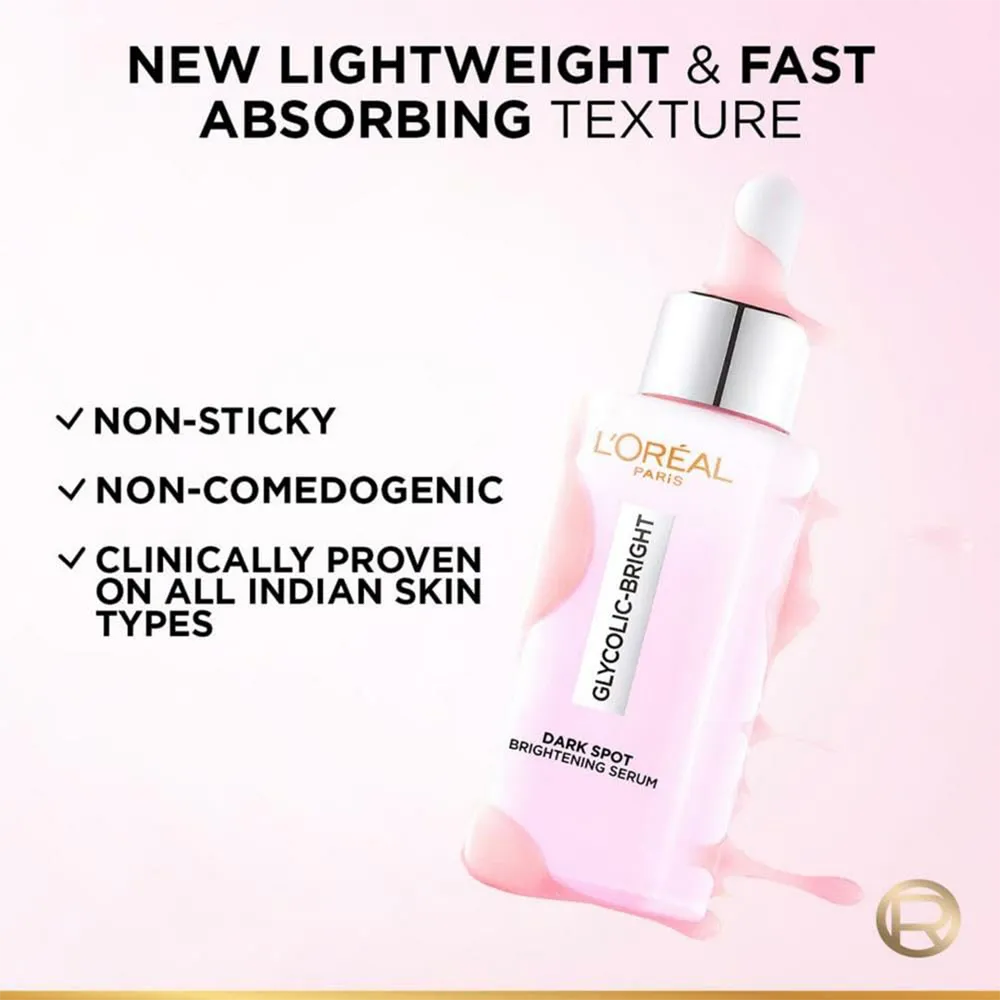 L’Oréal Paris Glycolic Bright Dark Spot Brightening Serum - 30 ml thumbnail 4