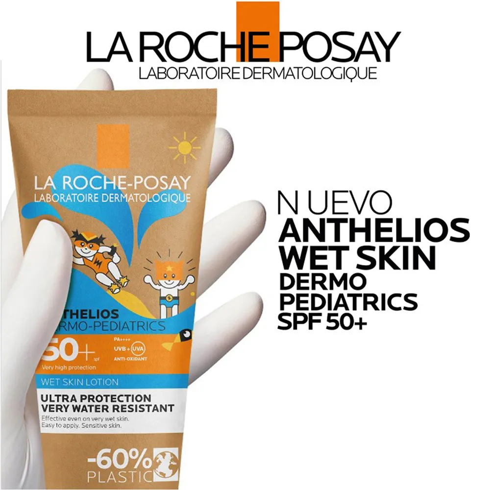 La Roche-Posay Anthelios Dermo-Pediatrics Wet Skin Gel Lotion SPF 50+ - 200 ml thumbnail 3