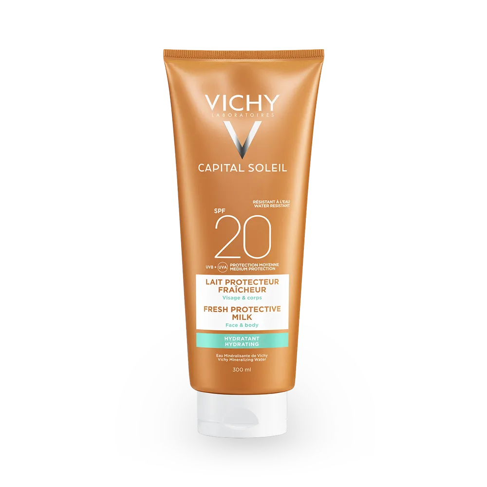 VICHY Capital Soleil SPF 20 Protective Moisturizing Sunscreen Lotion - 300 ml thumbnail 1