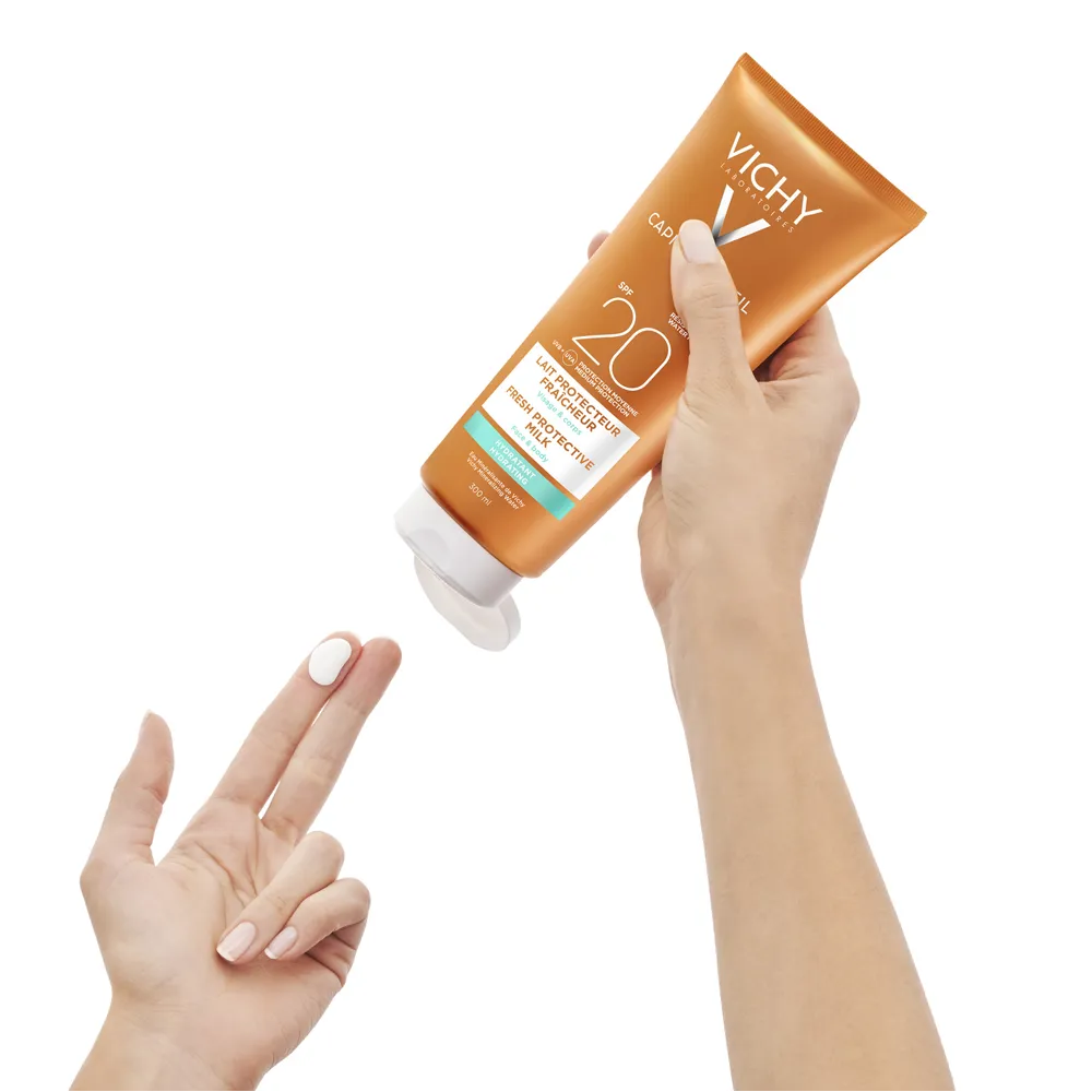 VICHY Capital Soleil SPF 20 Protective Moisturizing Sunscreen Lotion - 300 ml thumbnail 3