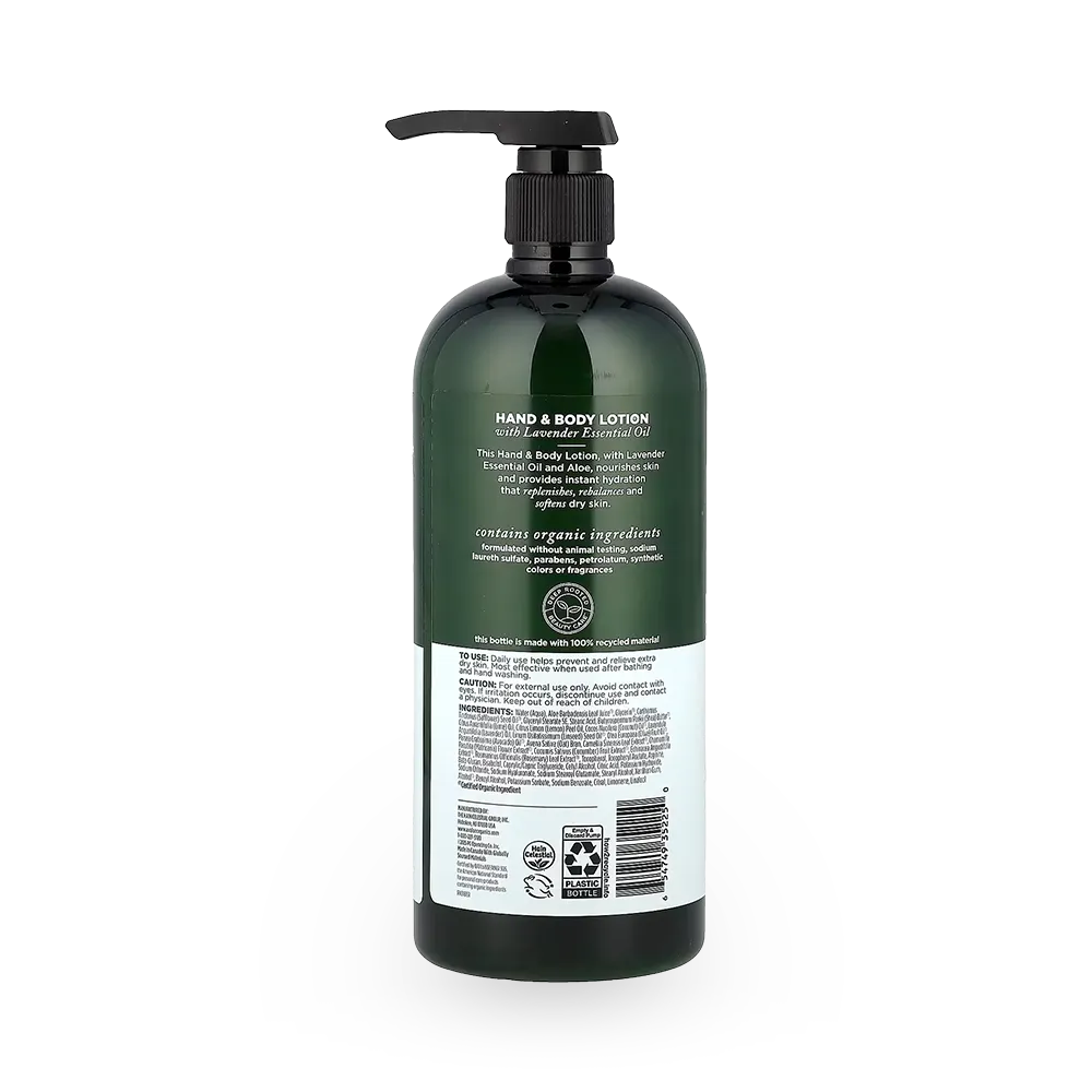 Avalon Organics Nourishing Lavender Hand & Body Lotion - 907 g thumbnail 2