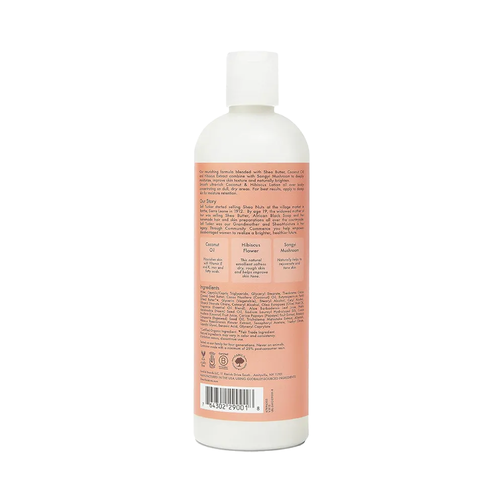 Shea Moisture Coconut & Hibiscus Body Lotion - 384 ml thumbnail 2