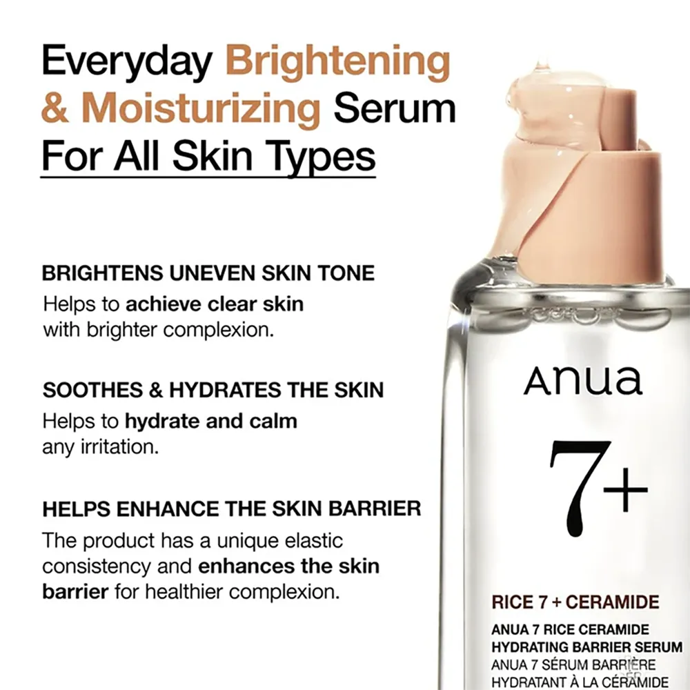 Anua 7+ Rice Ceramide Hydrating Barrier Serum - 50 ml thumbnail 3