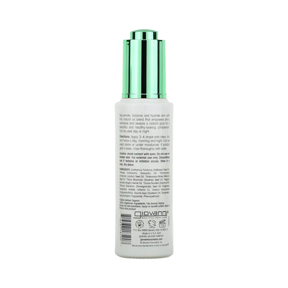 Giovanni Avocado & Jojoba Rejuvenating Facial Oil - 47 ml thumbnail 2