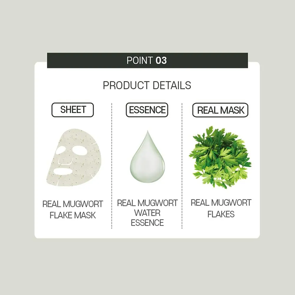 I'm Sorry For My Skin Real Mugwort Calming Mask - 33 ml thumbnail 3