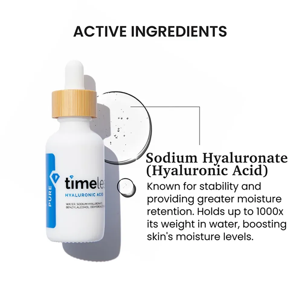Timeless Hyaluronic Acid 100 % Pure Serum - 60 ml thumbnail 3