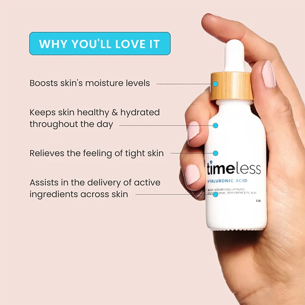 Timeless Hyaluronic Acid 100 % Pure Serum - 30 ml thumbnail 4