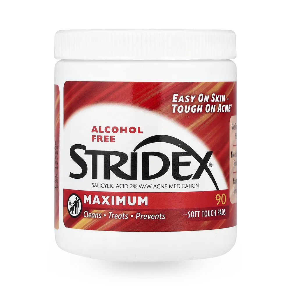 Stridex Maximum Alcohol Free Soft Touch Pads - 90 pcs thumbnail 1