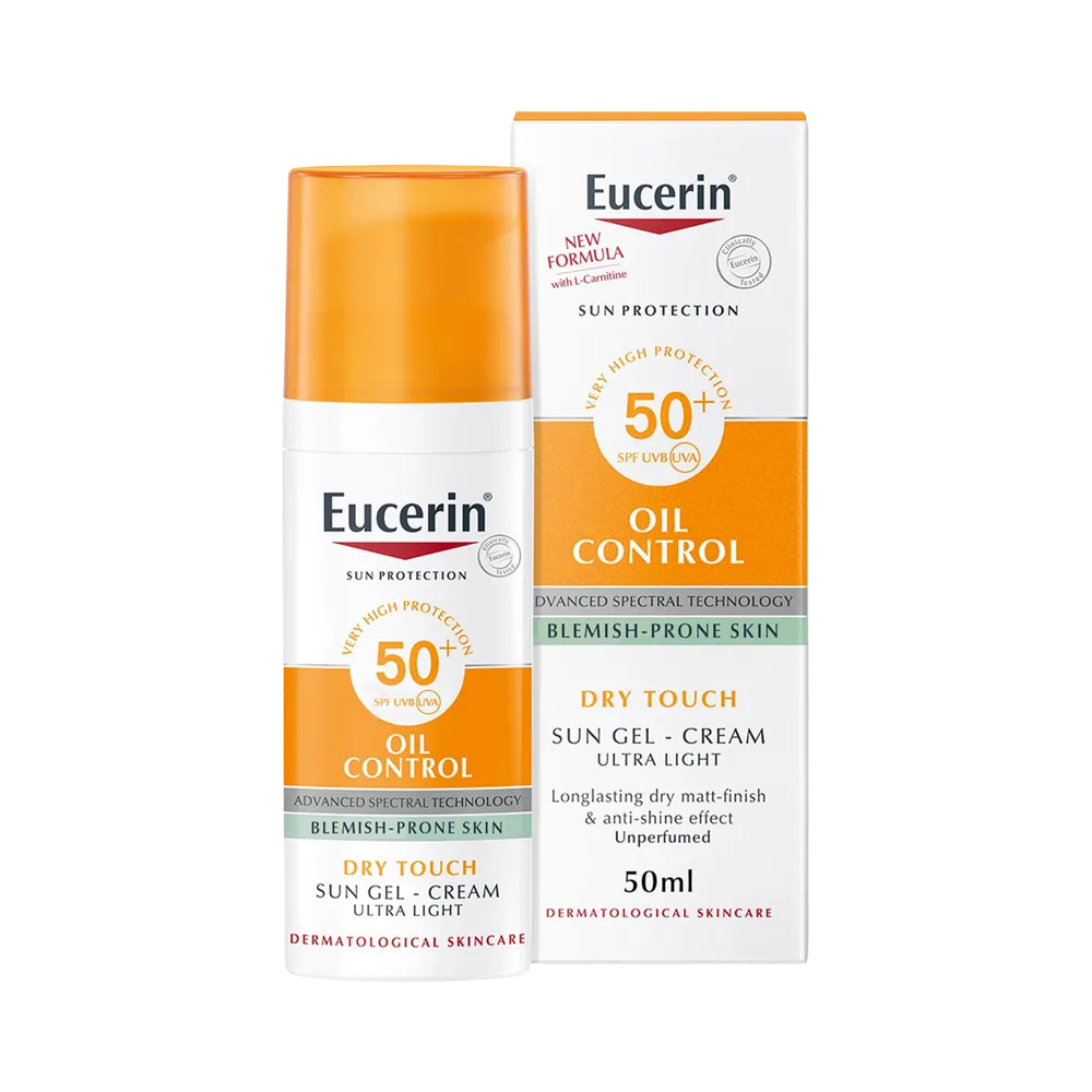 Eucerin Sun Face Oil Control Gel-Cream SPF 50+ - 50 ml thumbnail 2