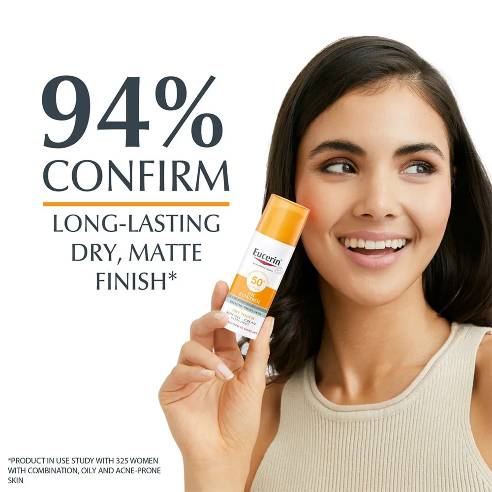 Eucerin Sun Face Oil Control Gel-Cream SPF 50+ - 50 ml thumbnail 3