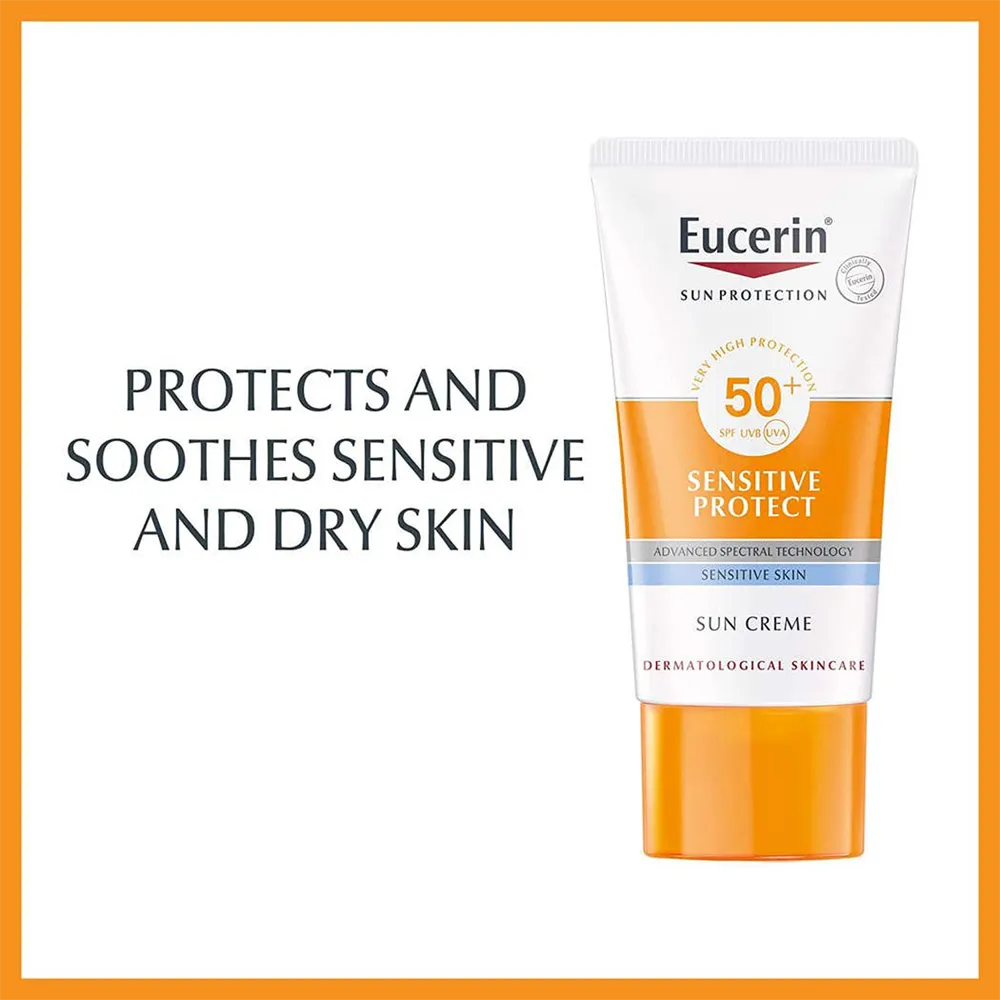 Eucerin Sun Face Sensitive Protect Cream SPF 50+ - 50 ml thumbnail 2