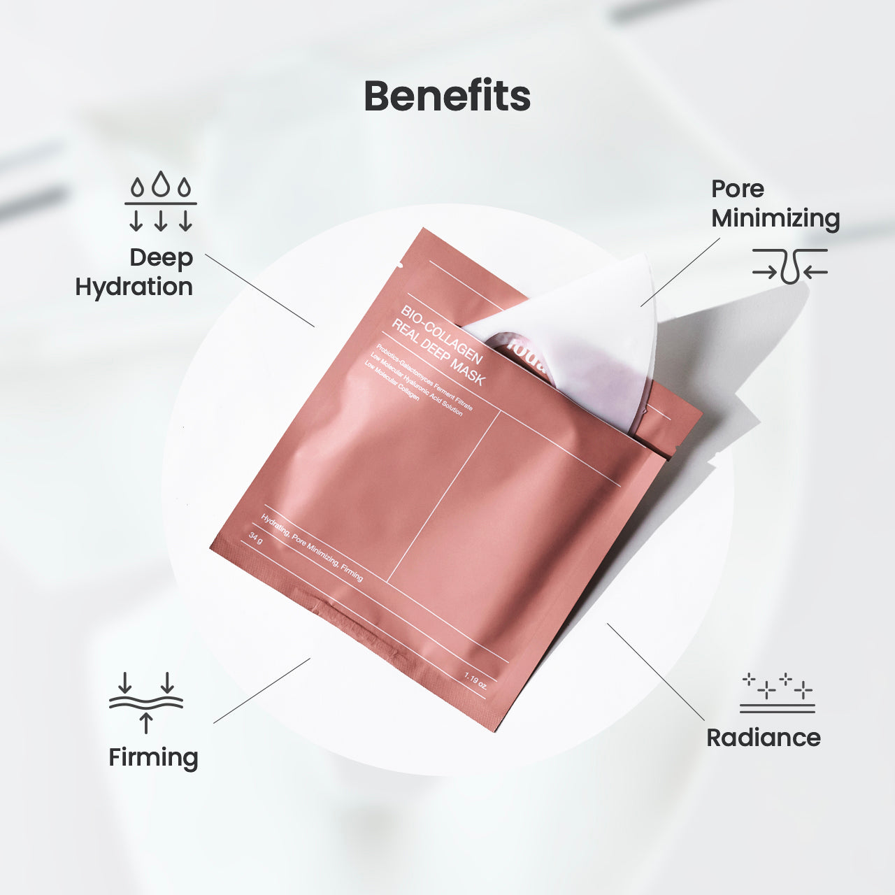 Biodance Bio Collagen Real Deep Mask - 4 pcs thumbnail 4