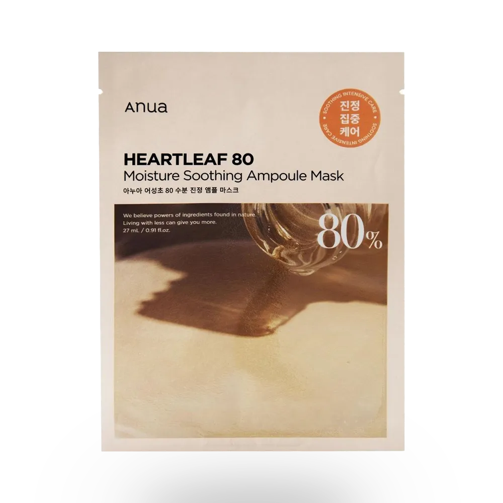Anua Heartleaf 80% Moisture Soothing Ampoule Mask - 27 ml thumbnail 1