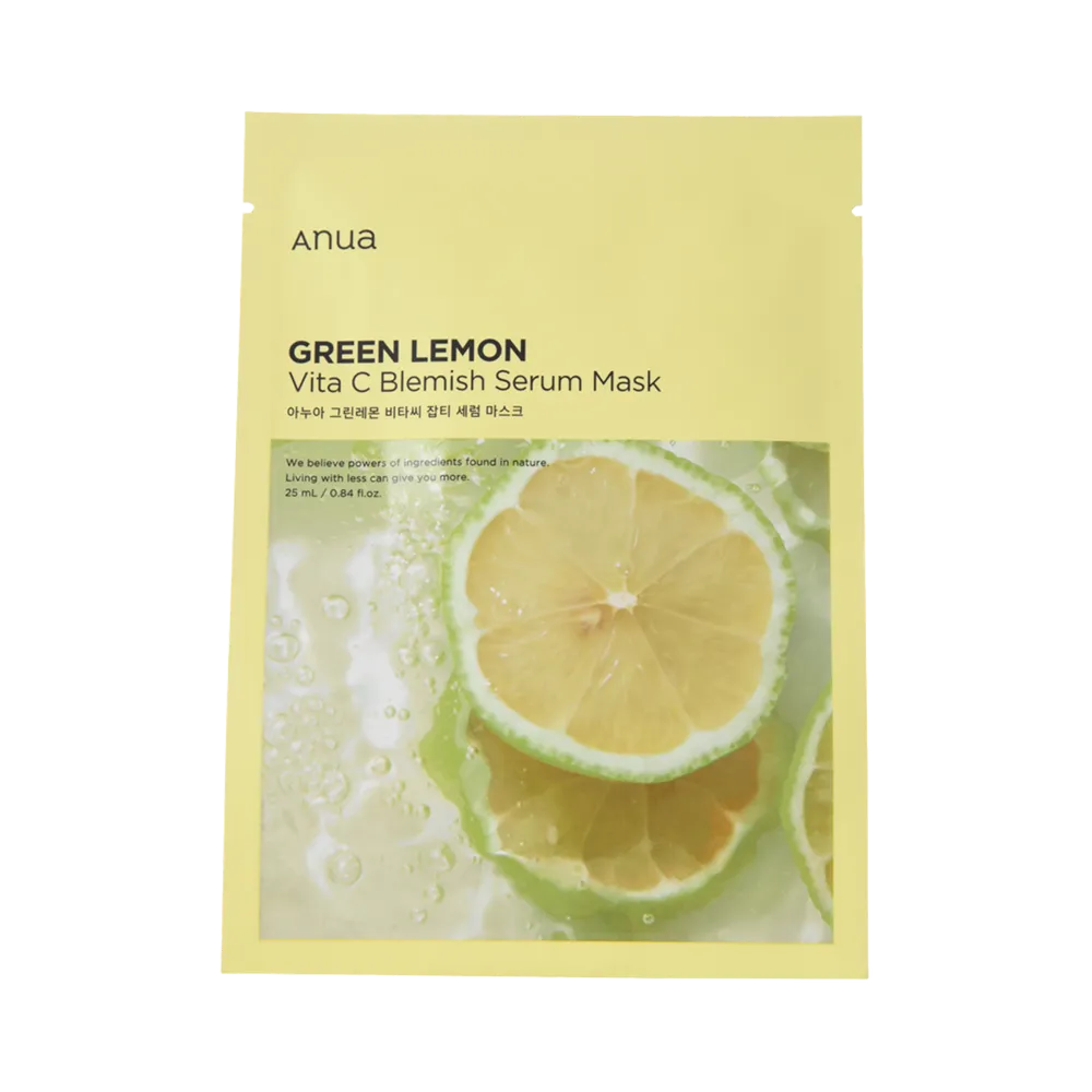 Anua Green Lemon Vita C Blemish Serum Mask - 25 ml thumbnail 3