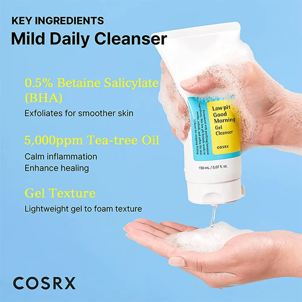 Cosrx Low pH Good Morning Gel Cleanser - 150 ml thumbnail 2