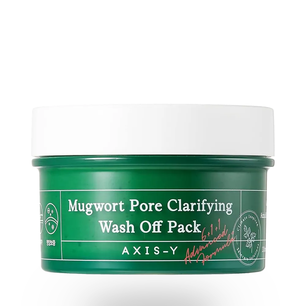 AXIS-Y Mugwort Pore Clarifying Wash Off Pack - 100 ml thumbnail 1