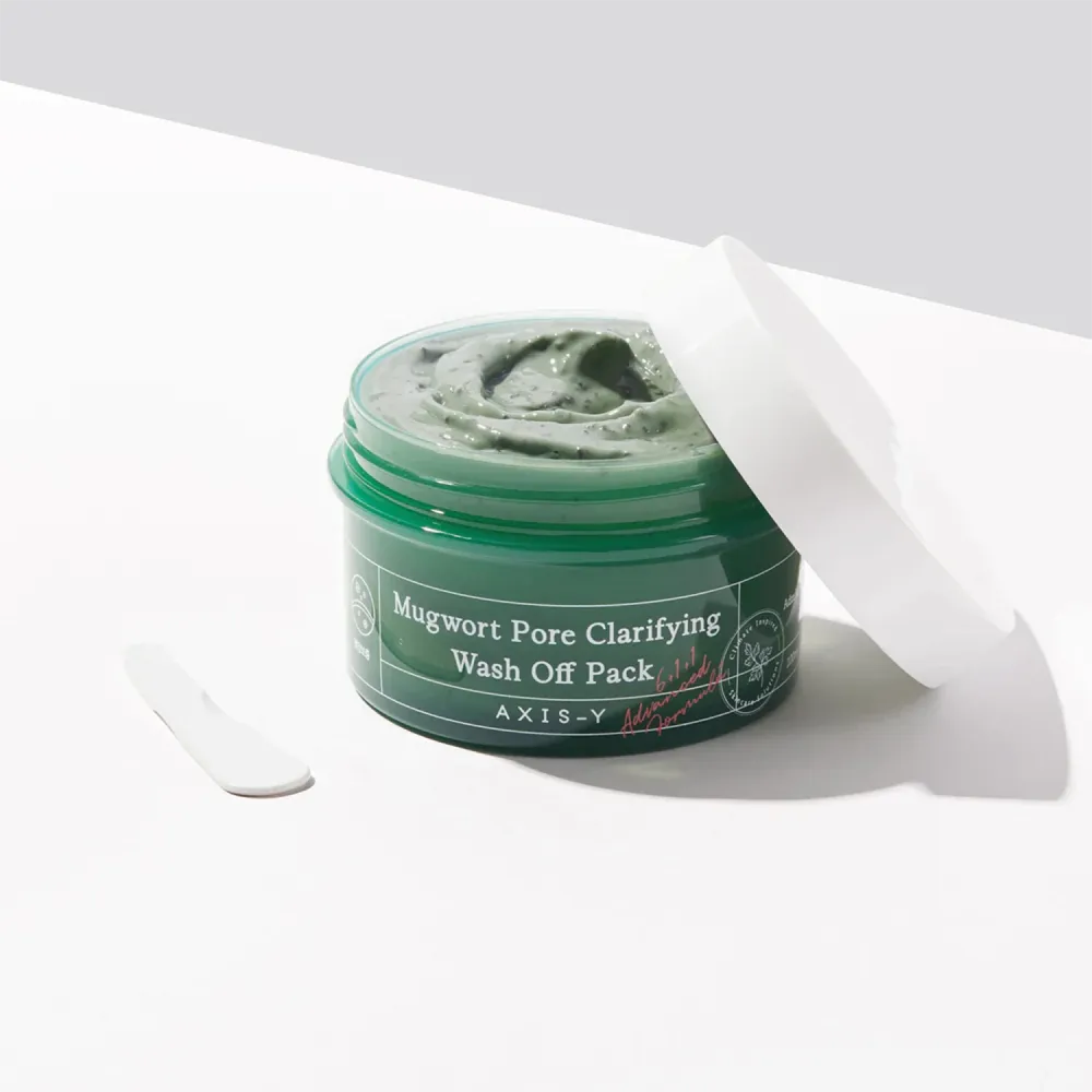 AXIS-Y Mugwort Pore Clarifying Wash Off Pack - 100 ml thumbnail 2