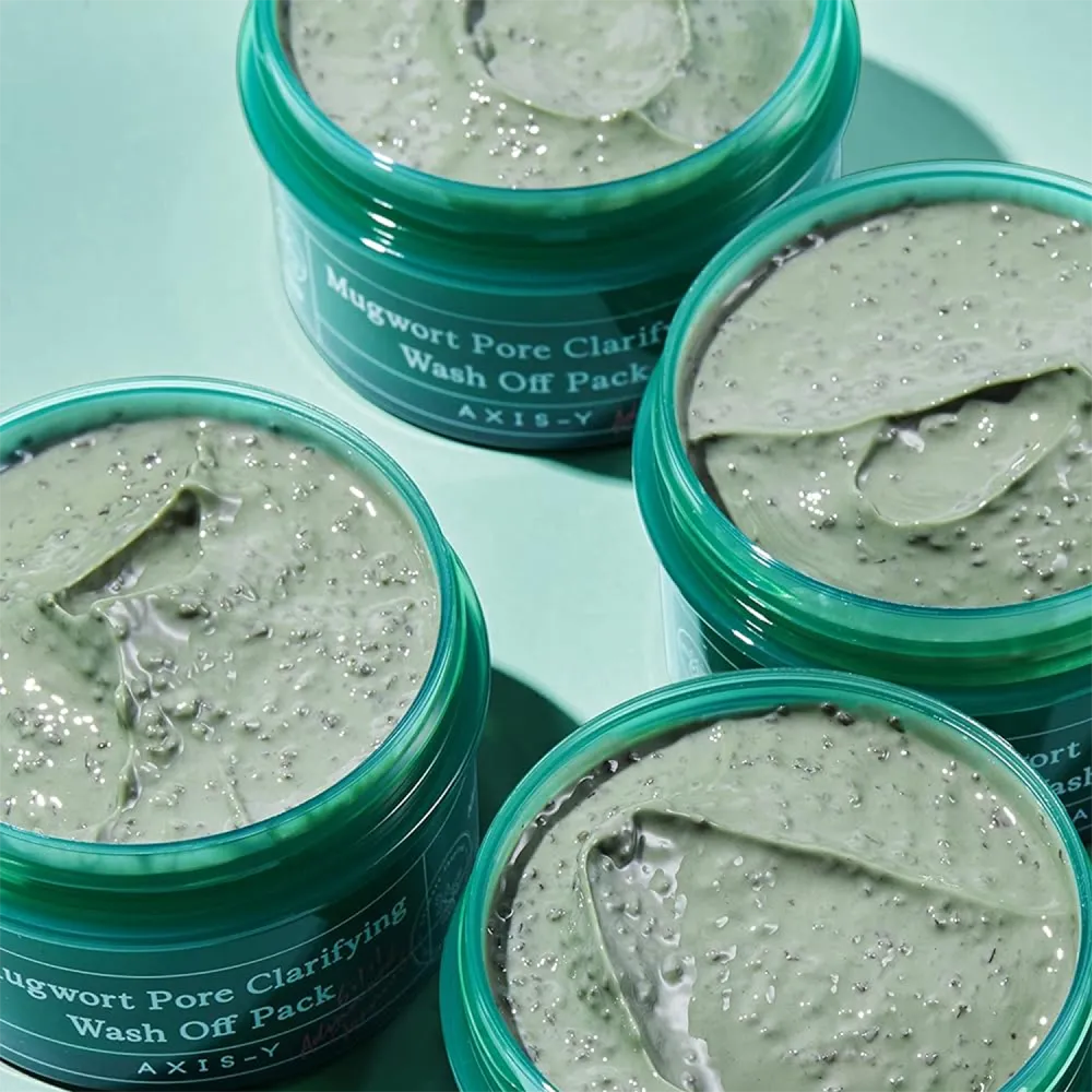 AXIS-Y Mugwort Pore Clarifying Wash Off Pack - 100 ml thumbnail 3