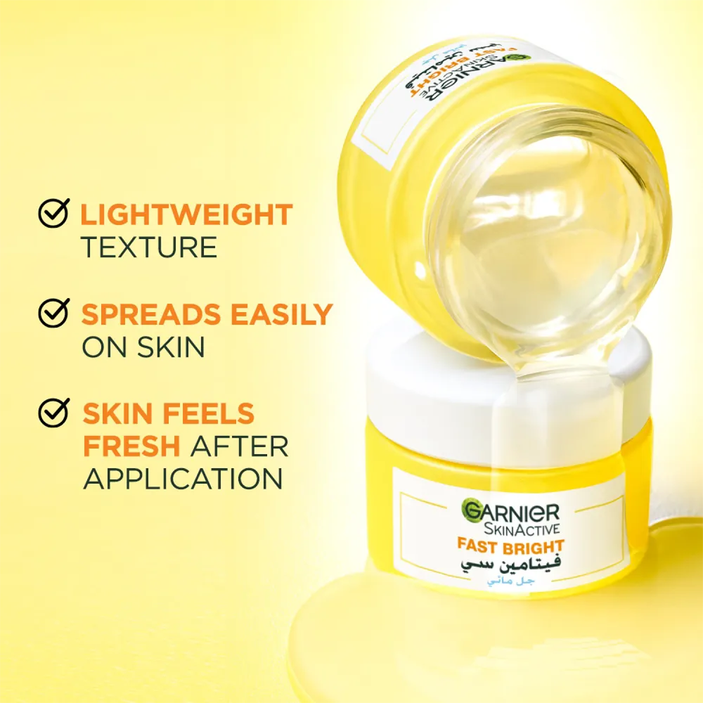 Garnier SkinActive Fast Bright Vitamin C Water Gel Cream - 50 ml thumbnail 4