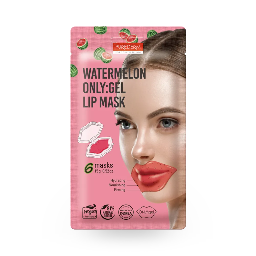 PUREDERM Only:Gel Lip Mask - Watermelon thumbnail 1