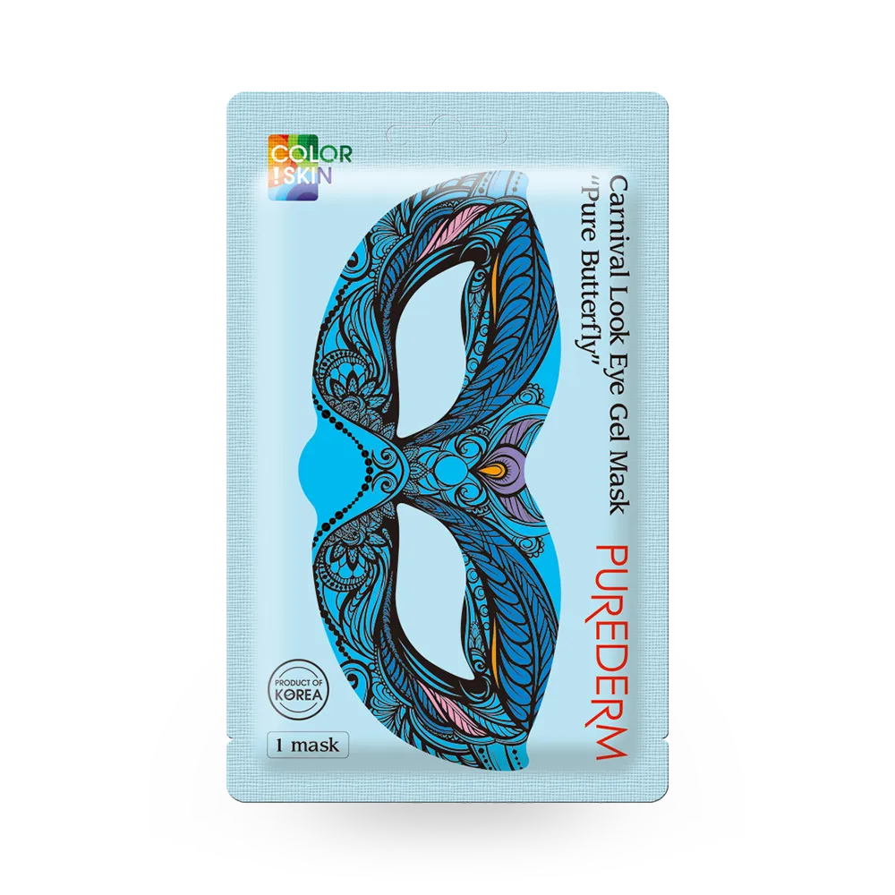 Purederm Carnival Look Eye Gel Mask - Pure Butterfly - 1 pcs thumbnail 1