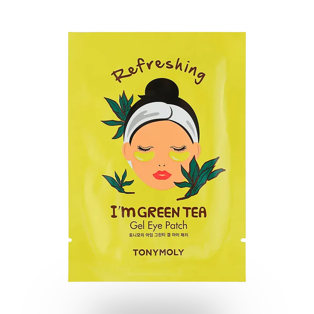 TONYMOLY I'm Gel Eye Mask - I'm Green Tea Set - (21 ml X 2 pcs)  thumbnail 1