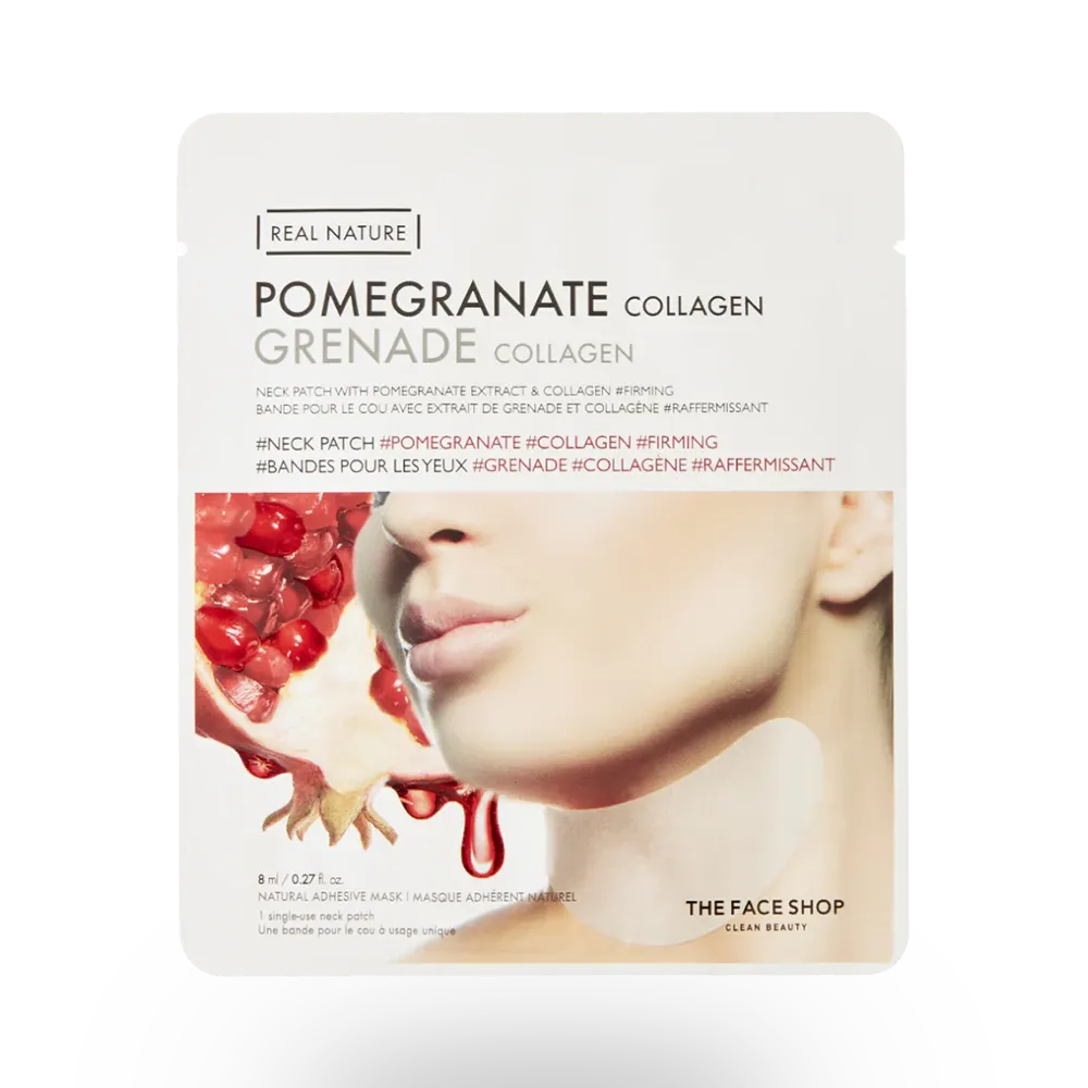 The Face Shop Real Nature Pomegranate Collagen Neck Patch - 8 ml thumbnail 1