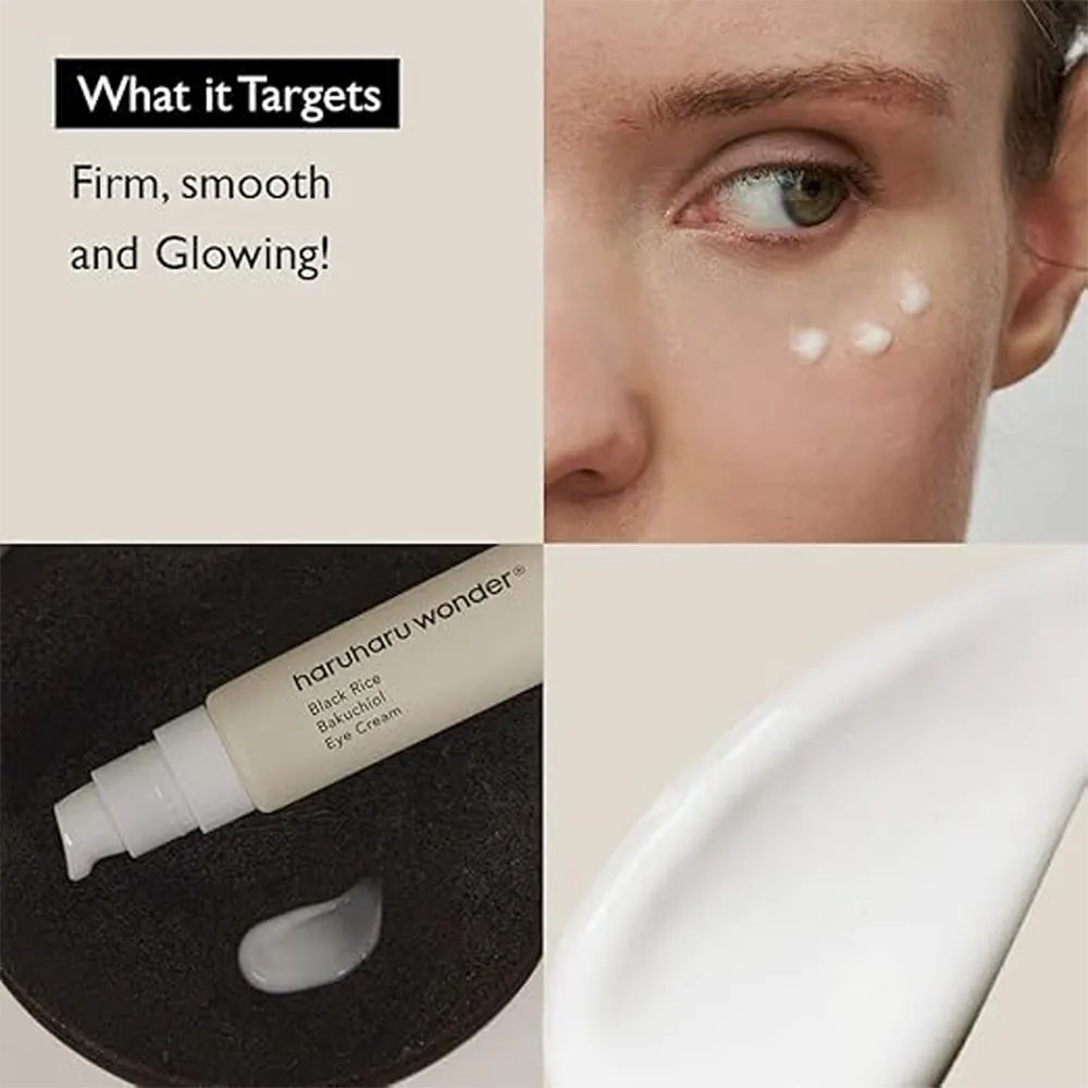 Haruharu Wonder Black Rice Bakuchiol Eye Cream - 20 ml thumbnail 4