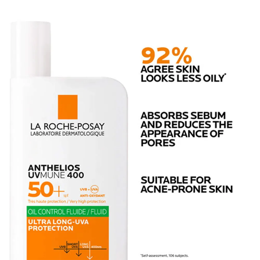 La Roche-Posay Anthelios UVMune 400 Oil Control Fluid - 50 ml thumbnail 2