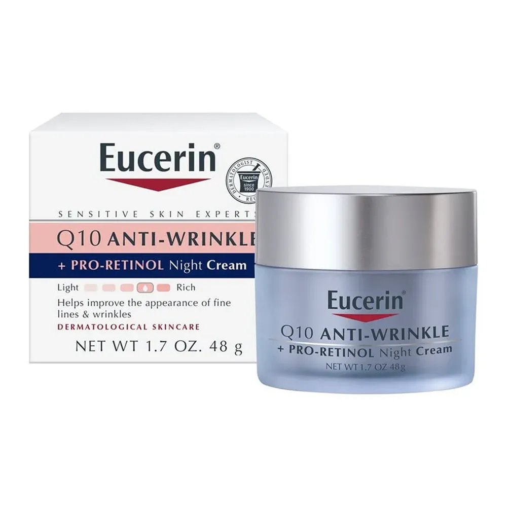 Eucerin Q10 Anti-Wrinkle + Pro-Retinol Night Cream - 48 g thumbnail 2