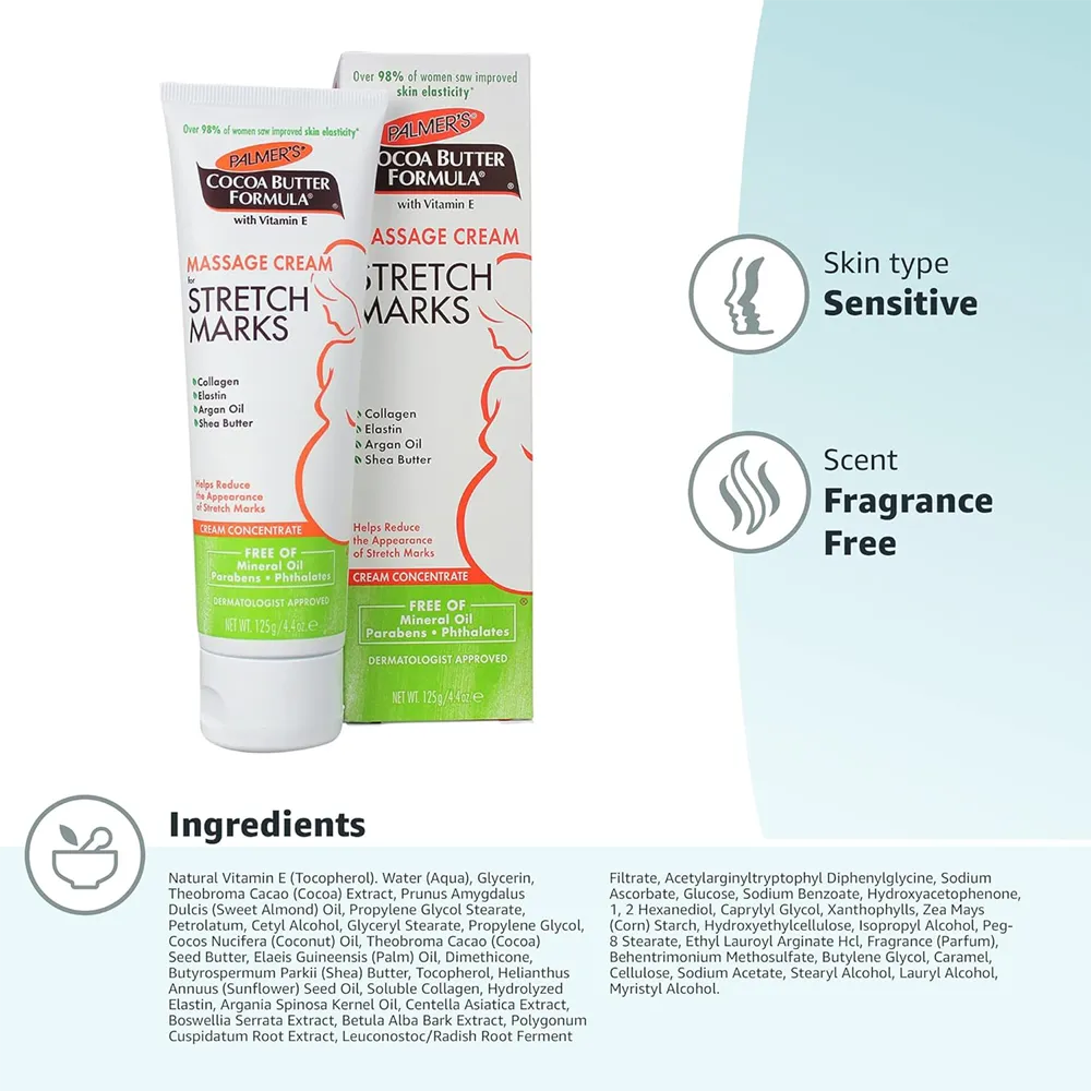 Palmer'S Cocoa Butter Massage Cream for Stretch Marks - 125 g thumbnail 5