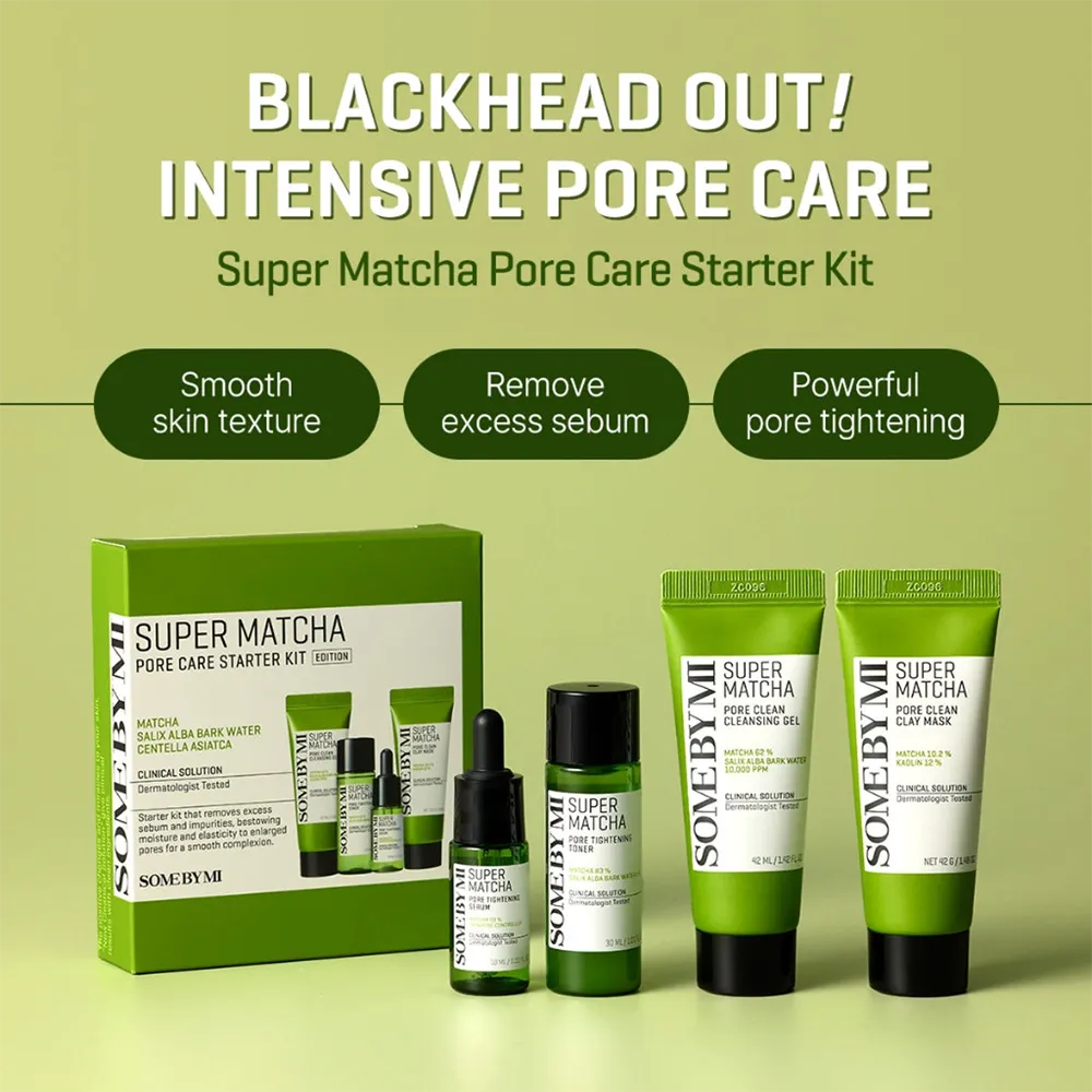 Some By Mi Super Matcha Pore Care Starter Kit
 - 4 pcs thumbnail 3