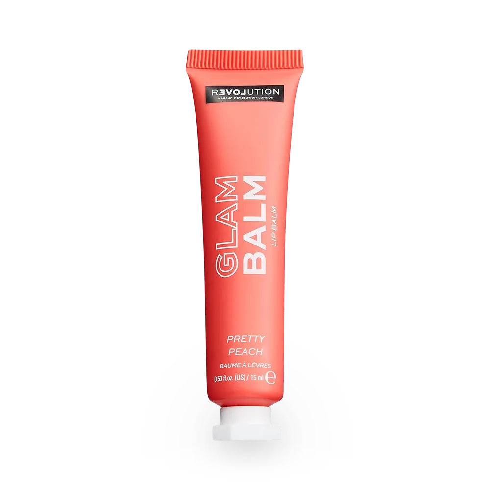 Makeup Revolution Relove Glam Balm Lip Balm - Pretty-Peach thumbnail 1