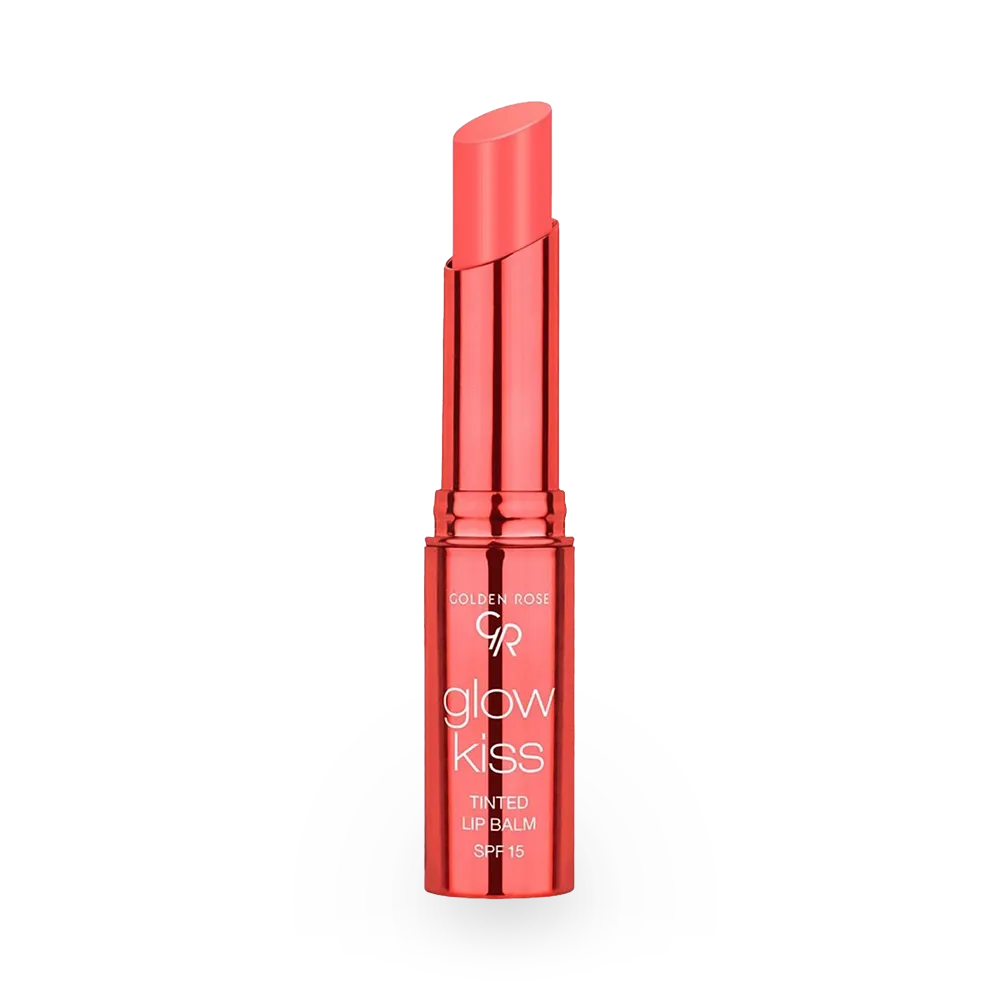 Golden Rose Glow Kiss Tinted Lip Balm - 04 Peach Shake thumbnail 1