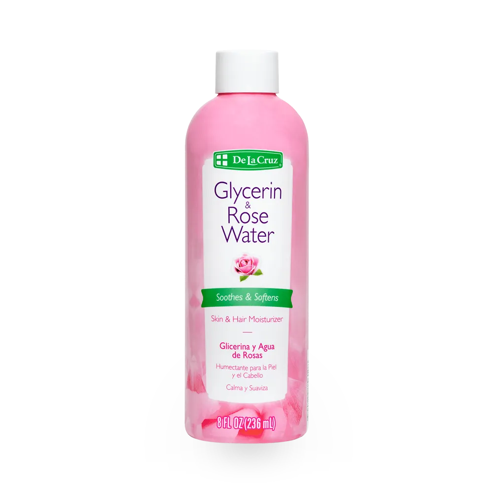 De la Cruz Glycerin & Rose Water Skin & Hair Moisturizer - 236 ml thumbnail 1