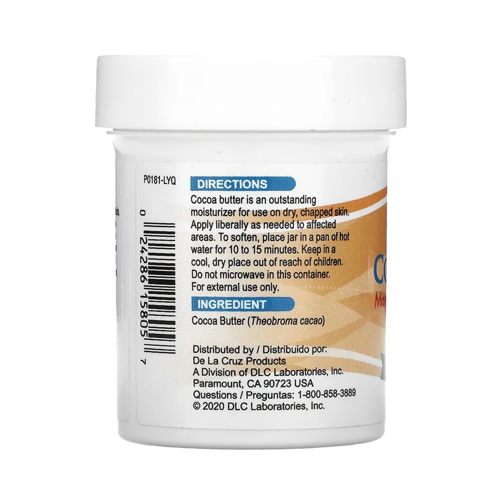 De La Cruz 100% Pure & Natural Cocoa Butter - 56.7 g thumbnail 3