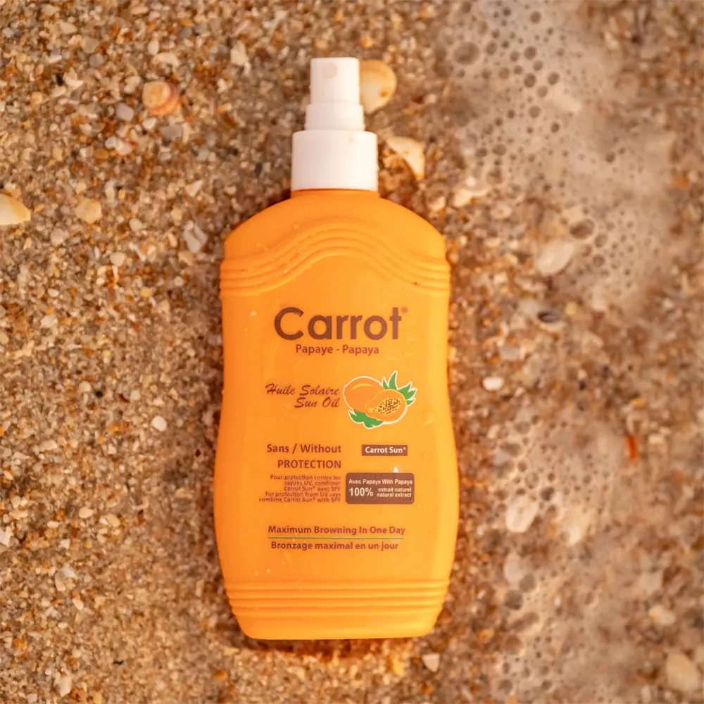Carrot Sun Papaya Tanning Oil Spray - 200 ml thumbnail 2