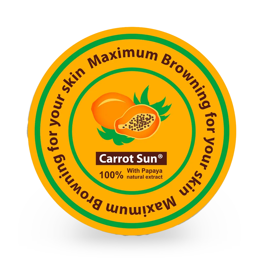 Carrot Sun Papaya Tanning Cream - 350 ml thumbnail 1