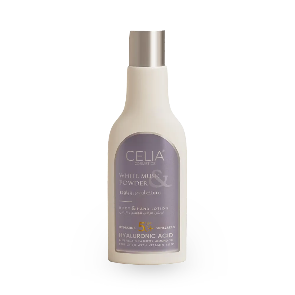 Celia Cosmetics White Musk & Powder Moisturizing Lotion - 200 ml thumbnail 1