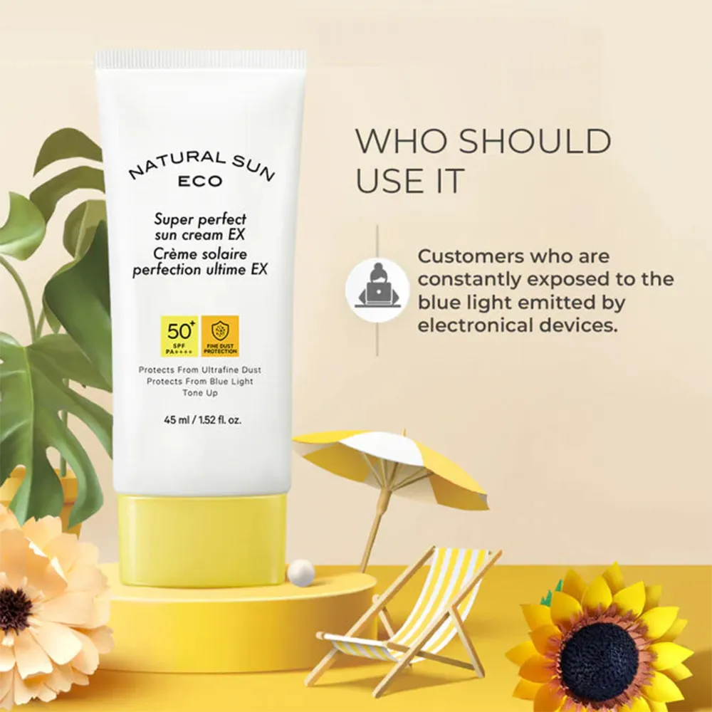 The Face Shop Natural Sun Eco Super Perfect Sun Cream SPF 50+ - 45 ml thumbnail 3