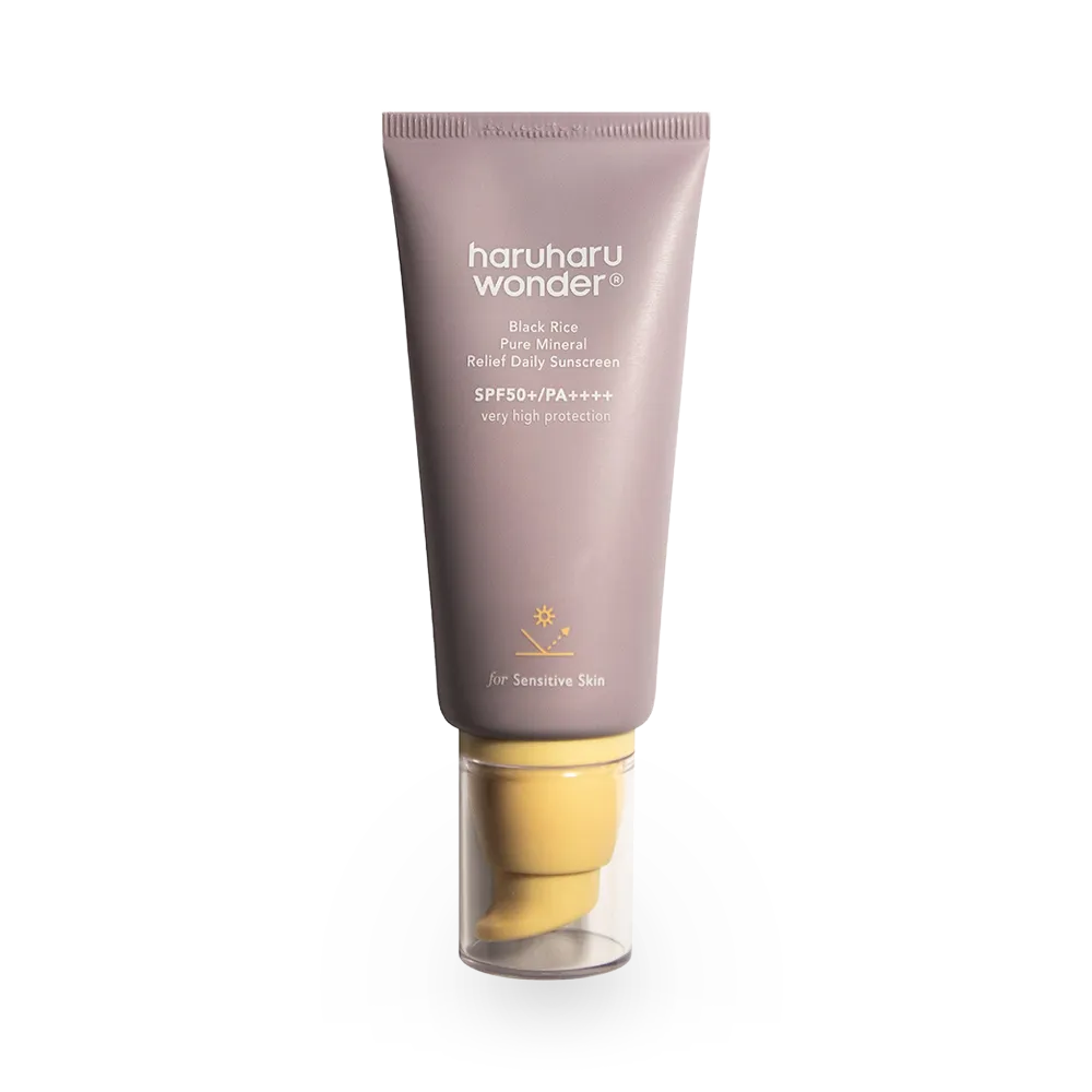 Haruharu Wonder Black Rice Pure Mineral Relief Daily Sunscreen SPF 50+ - 50 ml thumbnail 1