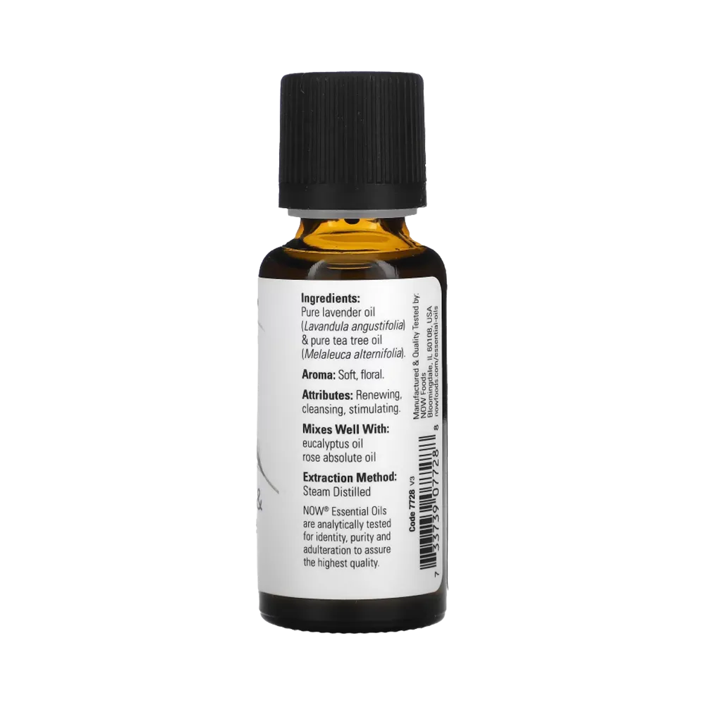 Now Solutions Essential Lavender & Tea Tree Oil Blend - 30 ml thumbnail 2