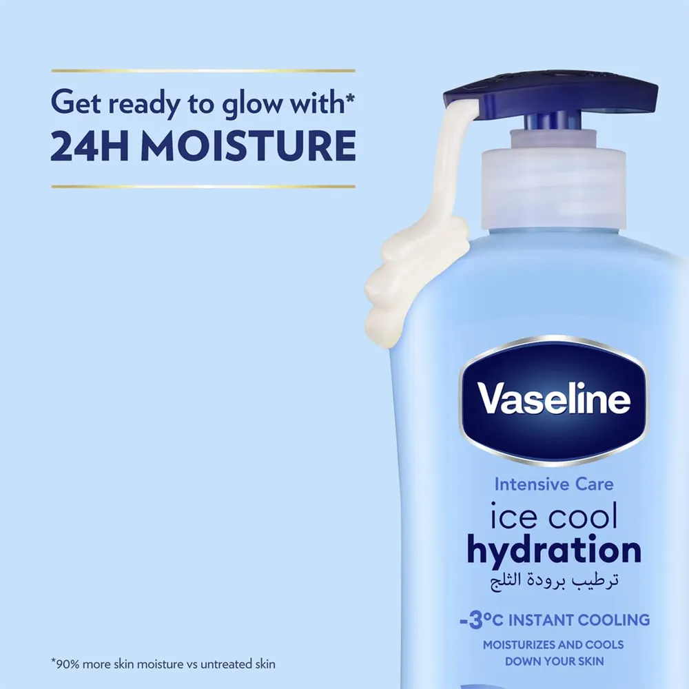 Vaseline Ice Cool Hydration Body Lotion - 400 ml thumbnail 3